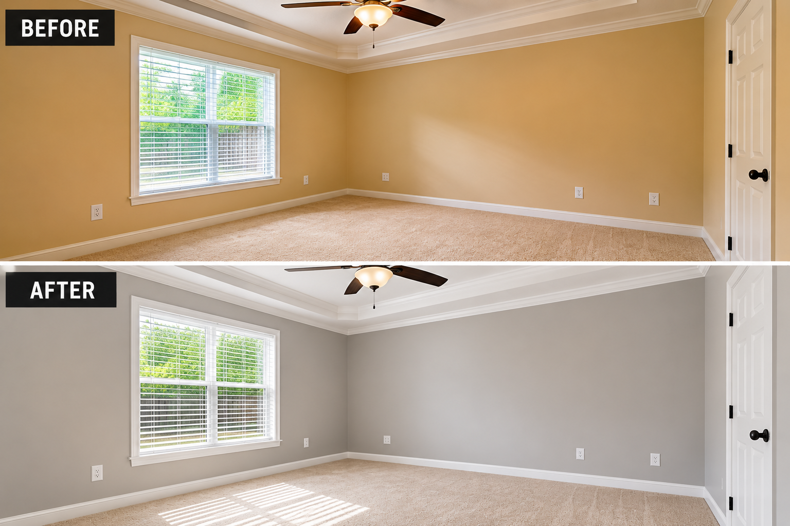 Bedroom transformation